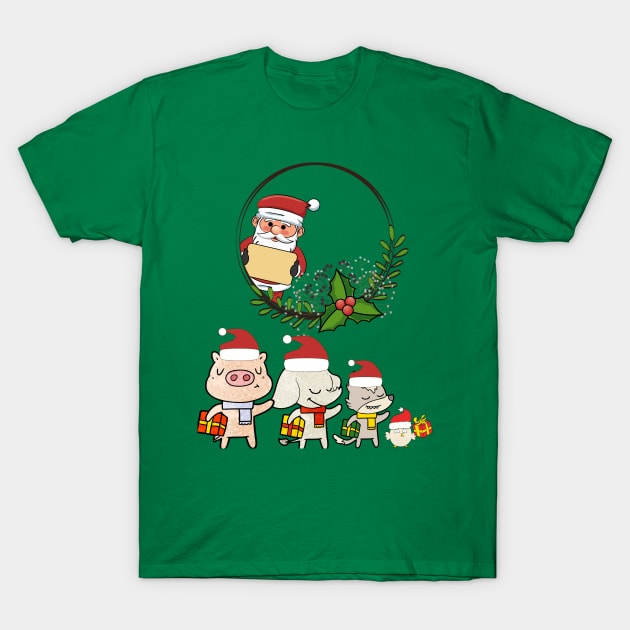 Happy Christmas Gifts T-Shirt by rayanammmar